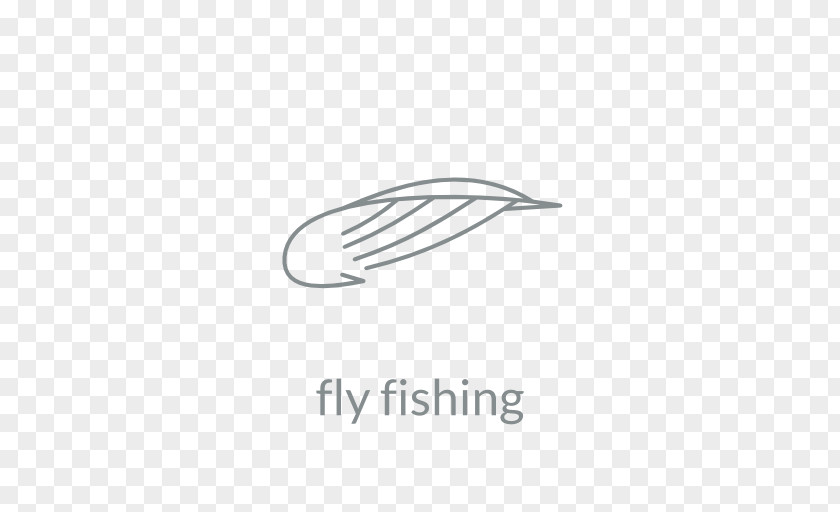 Fly Tying Logo Brand Line Font PNG
