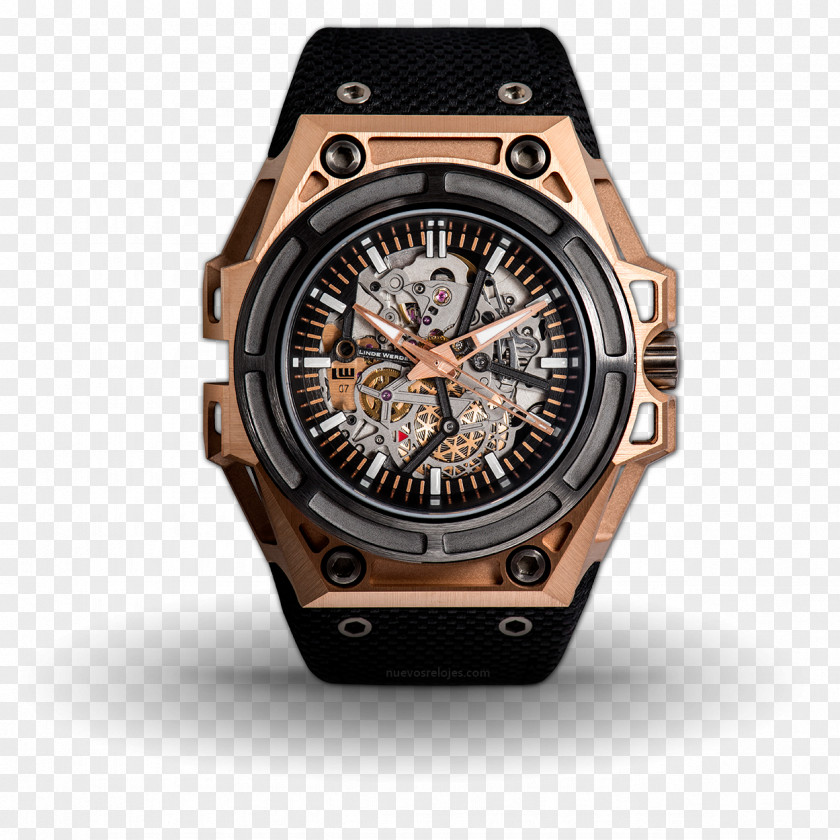 Watch Linde Werdelin Gold CLUSE La Roche Diamond-like Carbon PNG