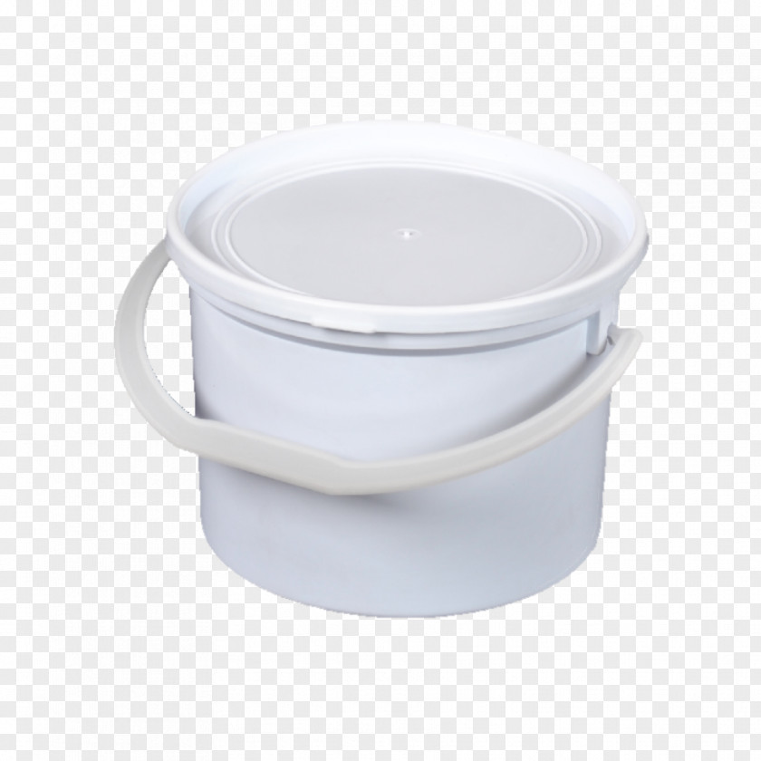 White Plastic Buckets And Pails Container Product Lid Garden Office PNG