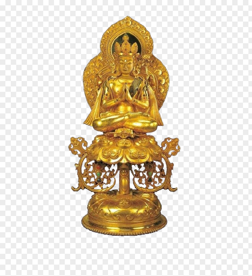 Ancient Golden Buddha Buddhism Buddhahood PNG