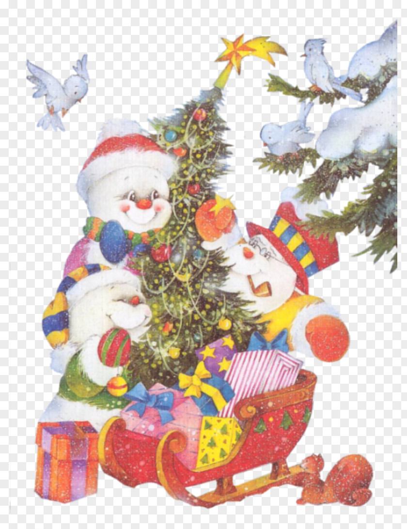 Christmas Tree Santa Claus Ornament New Year PNG