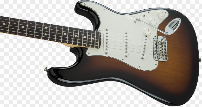 Electric Guitar Fender Stratocaster American Deluxe Series Musical Instruments Corporation Elite Sunburst PNG