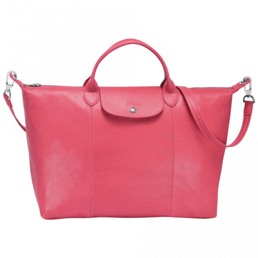 Pink Woman Bags Pliage Longchamp Handbag Leather PNG