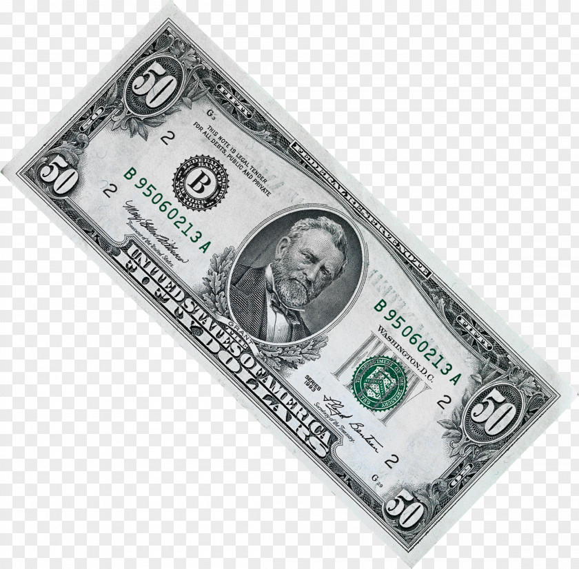 50 Money United States Dollar Coin Banknote PNG