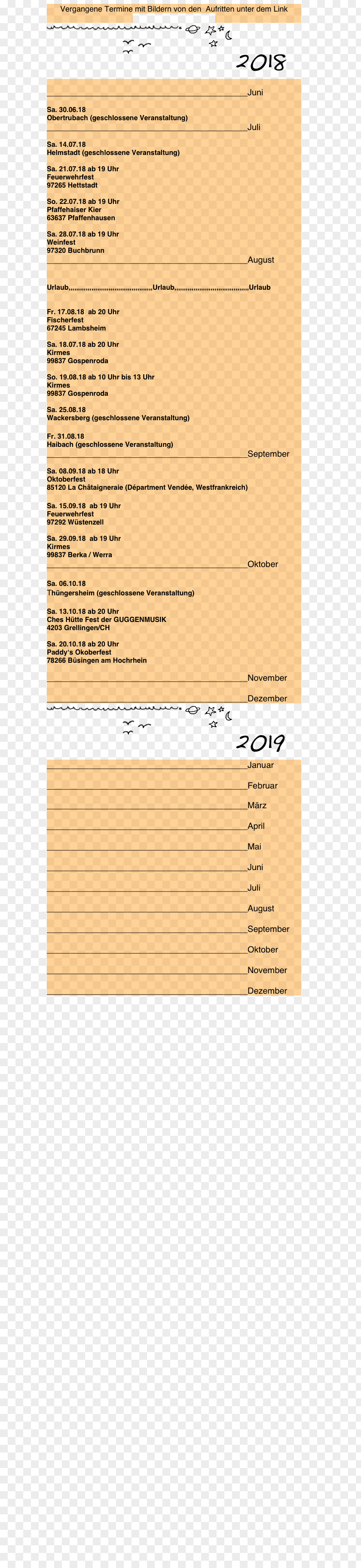 April Fool 2019 Document Termin Text Evenement Obertrubach PNG