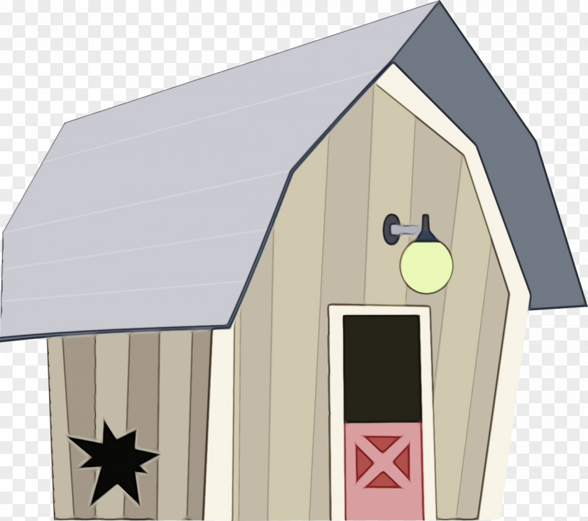 Birdhouse Kennel Watercolor Animal PNG