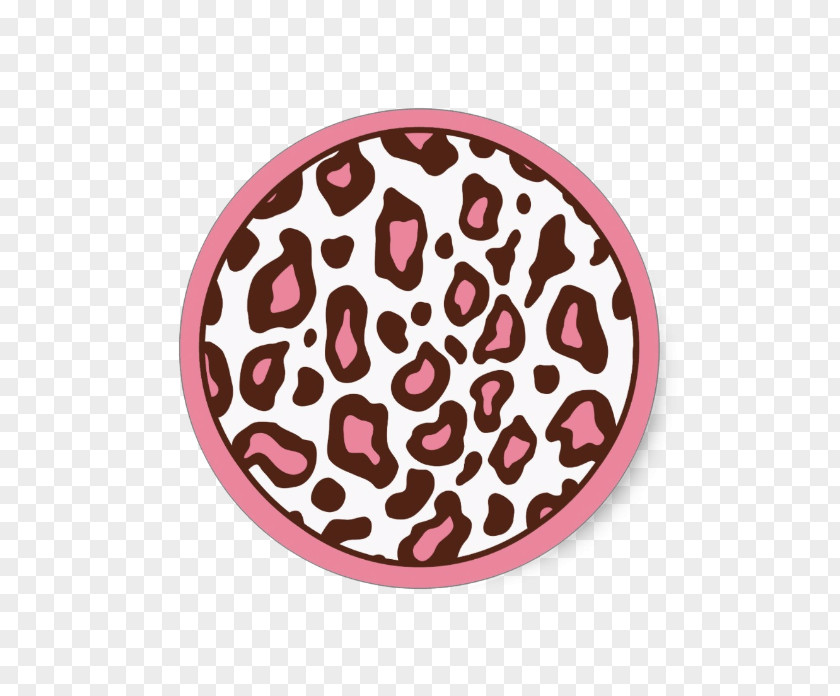 Cake Stickers IPhone 8 Plus 7 Post-it Note Leopard Pink PNG