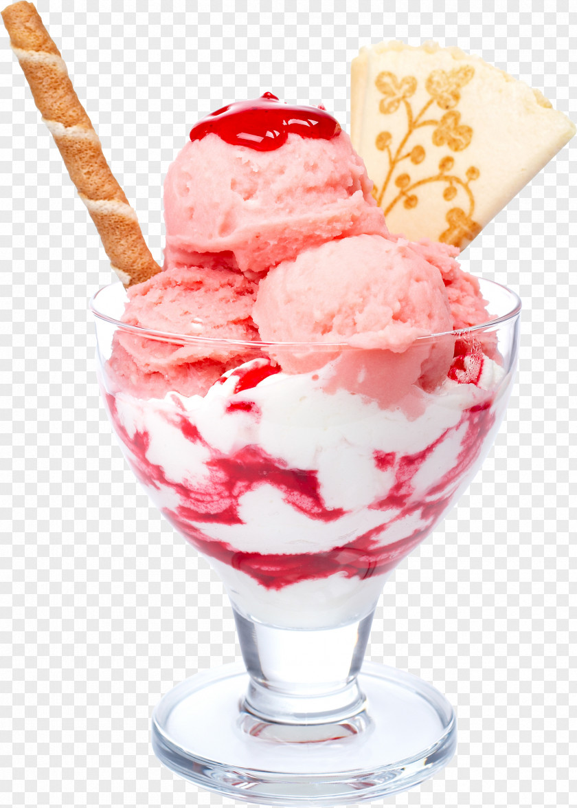 Ice Cream Image Cone Chocolate Strawberry PNG
