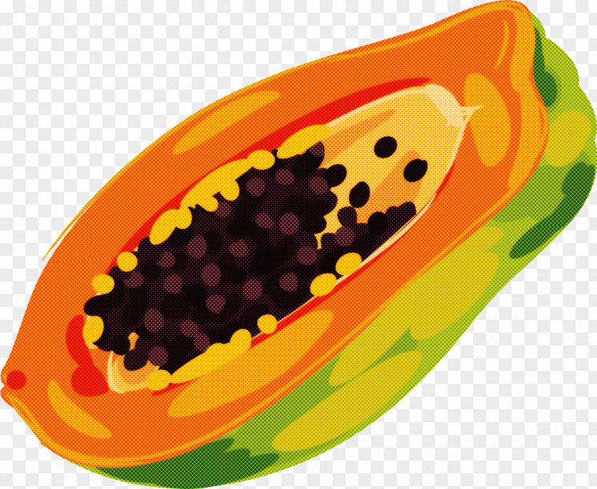 Papaya Fruit Yellow Food Plant PNG