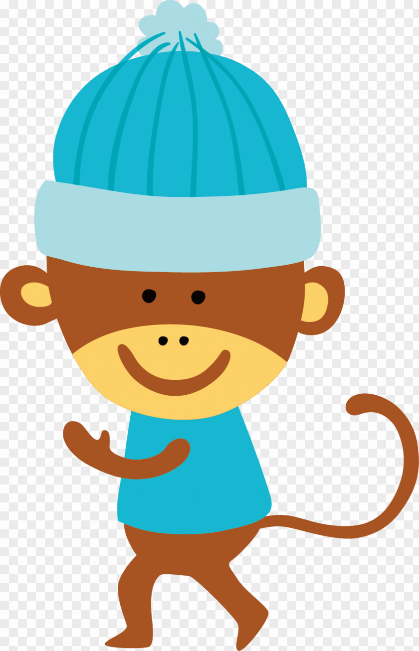 Cartoon Monkey Vector Numerical Digit Animal PNG