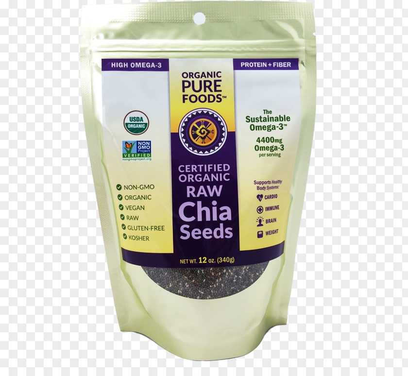 Chia Seeds Organic Food Seed Certification PNG