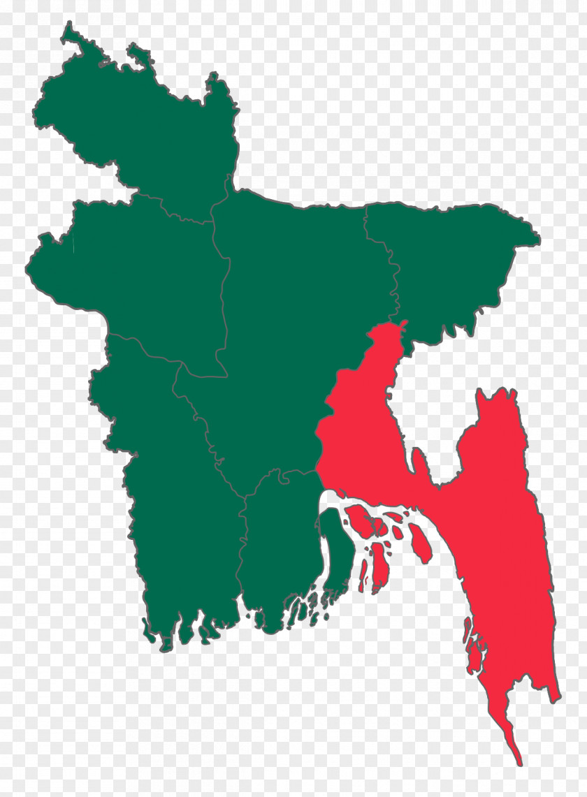 Flag Of Bangladesh Map PNG