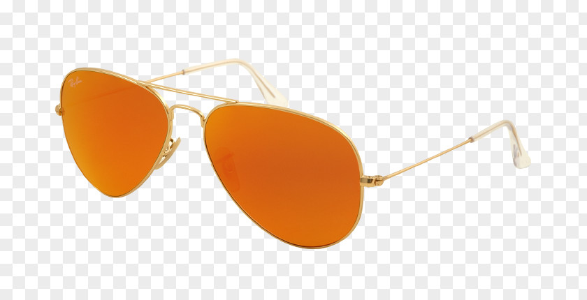 Mo Steel Ray-Ban Aviator Classic Sunglasses Mirrored PNG