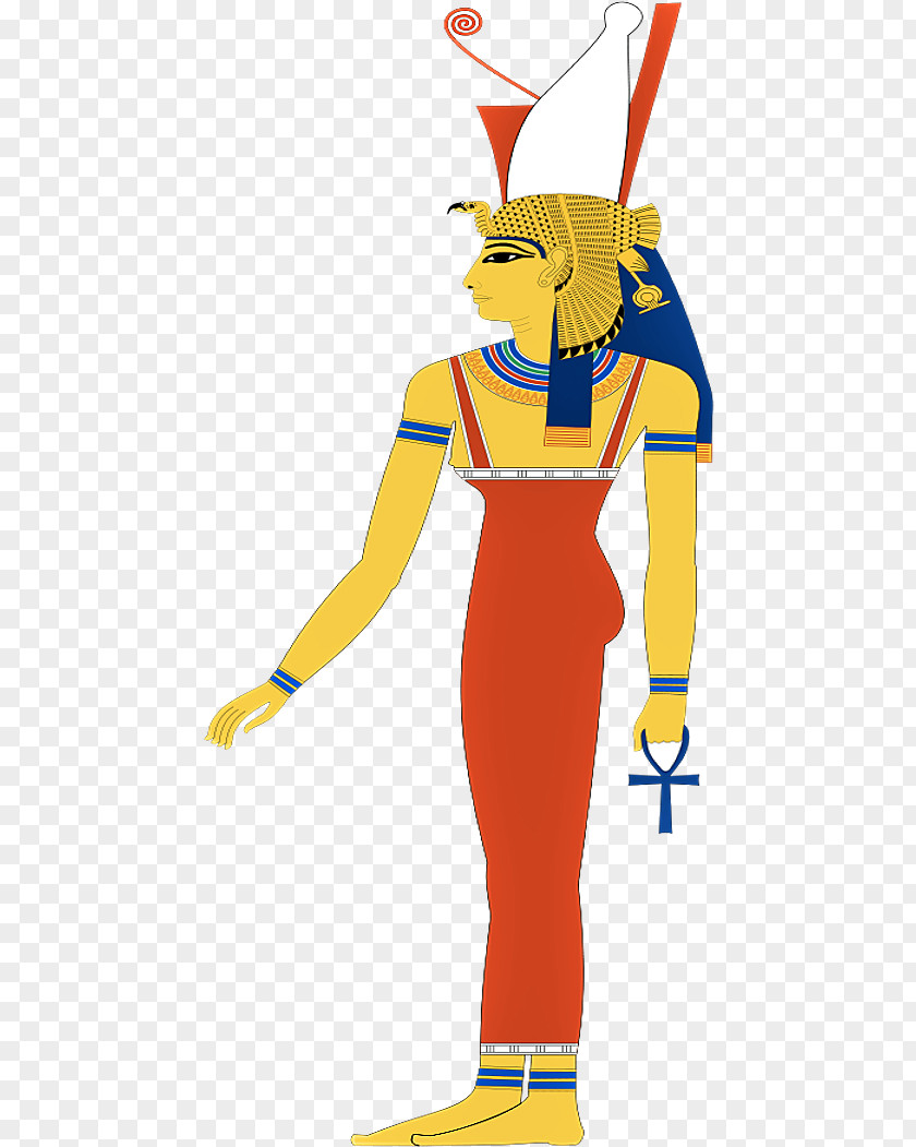Style Costume Design Ancient Egypt Yellow PNG