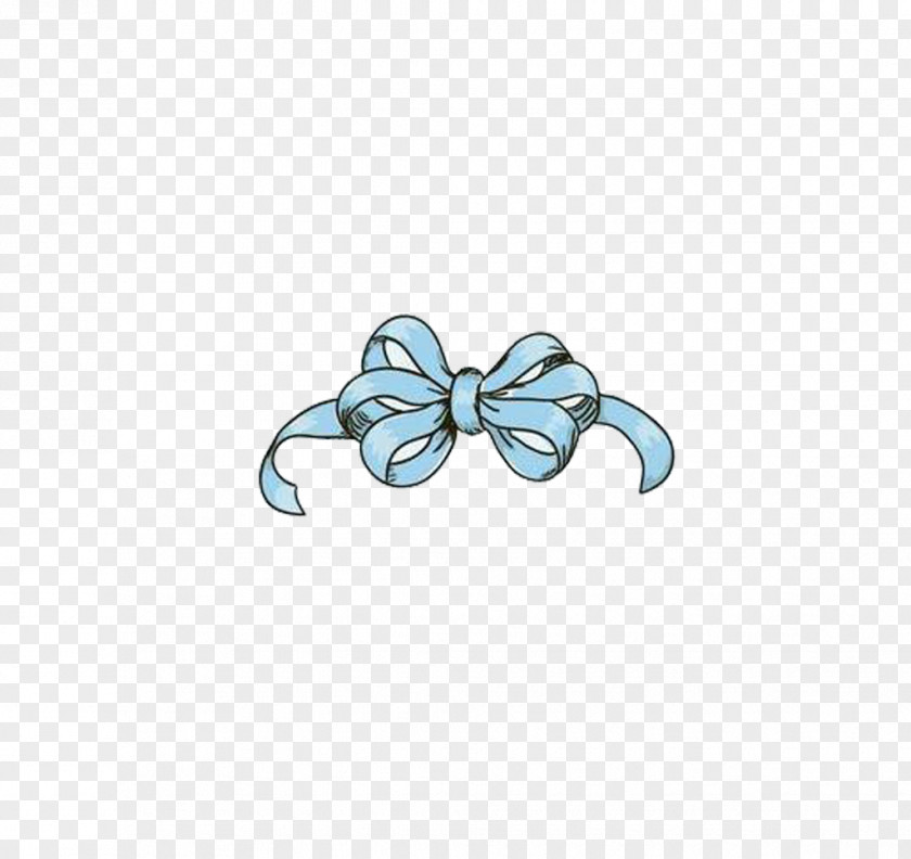 Bow Paper Blue Adhesive Pattern PNG