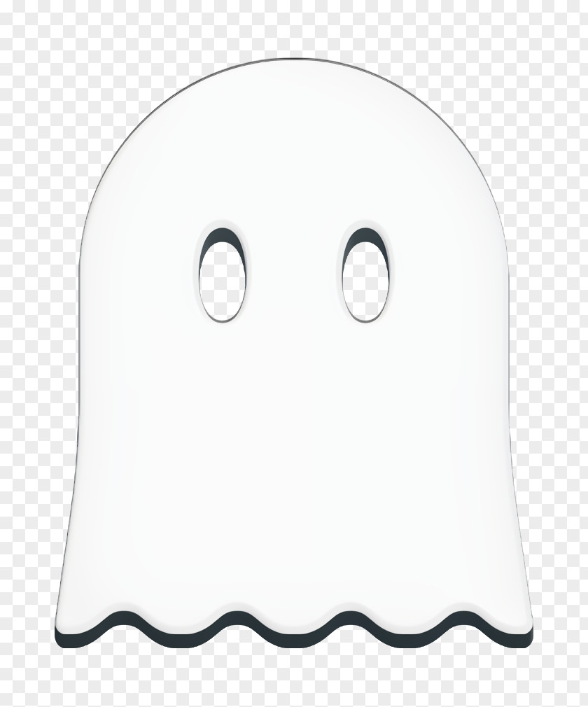 Cap Blackandwhite Ghost Icon Halloween PNG