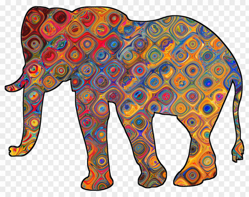 Elephants African Elephant Indian Clip Art T-shirt PNG