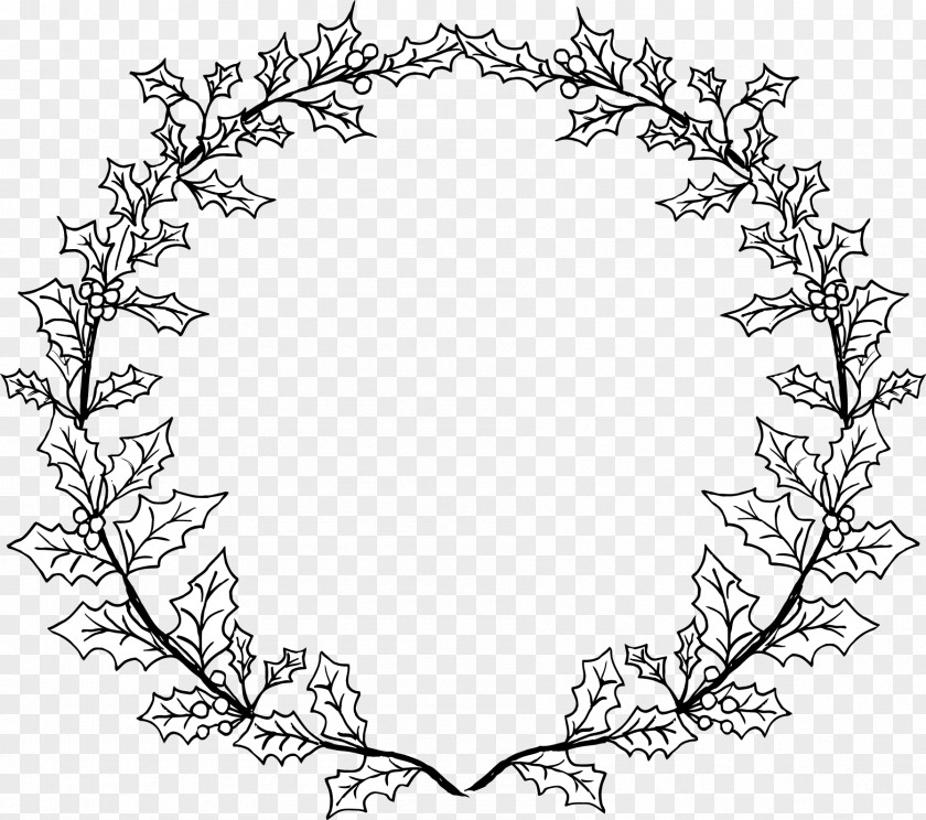 Hand-woven Wreath Line Point Flowering Plant White Clip Art PNG