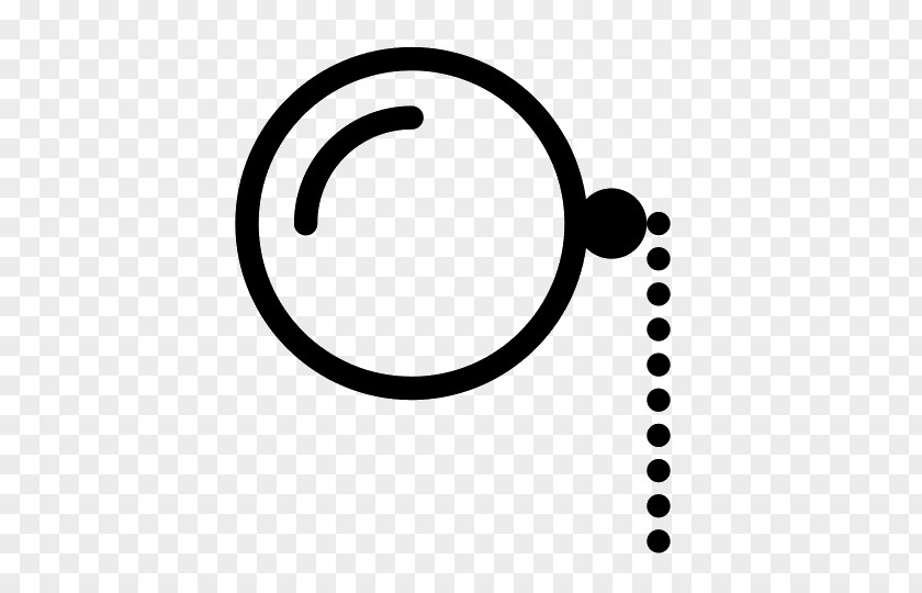 Oval Line Art Monocle PNG