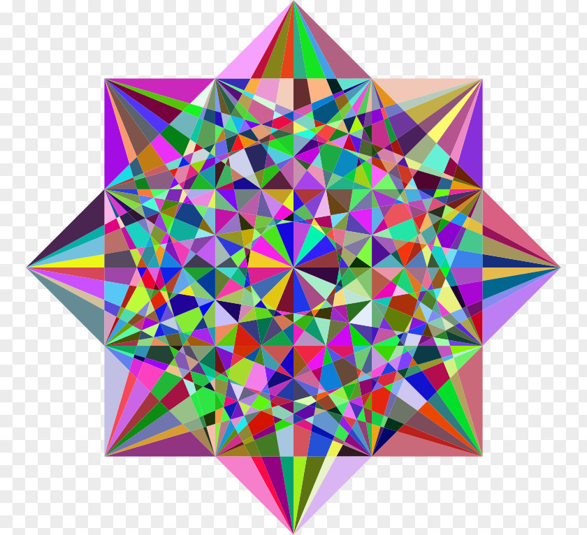 Star Polygon Triangle Geometry PNG