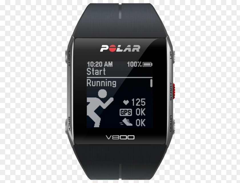 Watch Polar Electro Heart Rate Monitor V800 Clock PNG