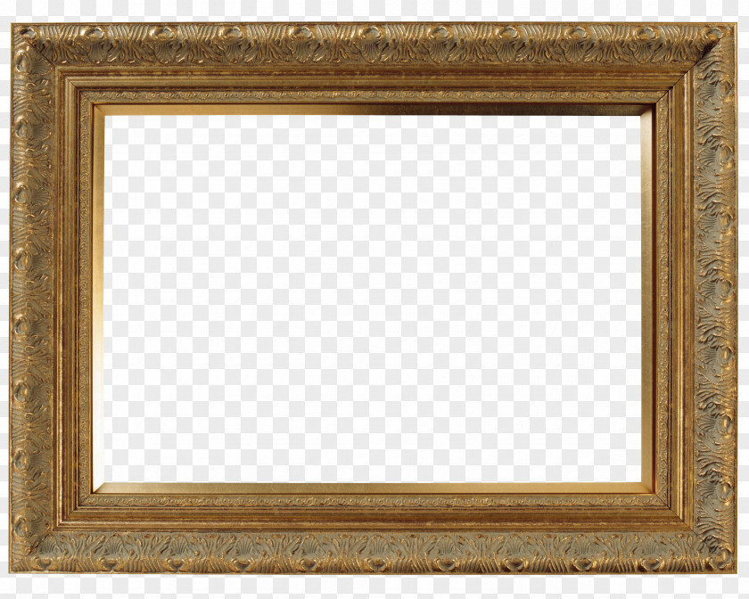 Antique Picture Frames Wood Gilding Stock Photography PNG