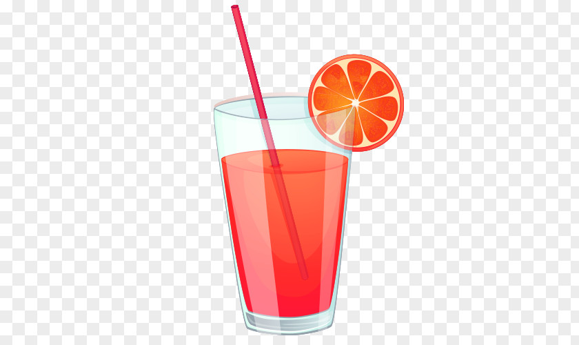 Cartoon Drink Sea Breeze Bay Orange Juice Woo Harvey Wallbanger PNG