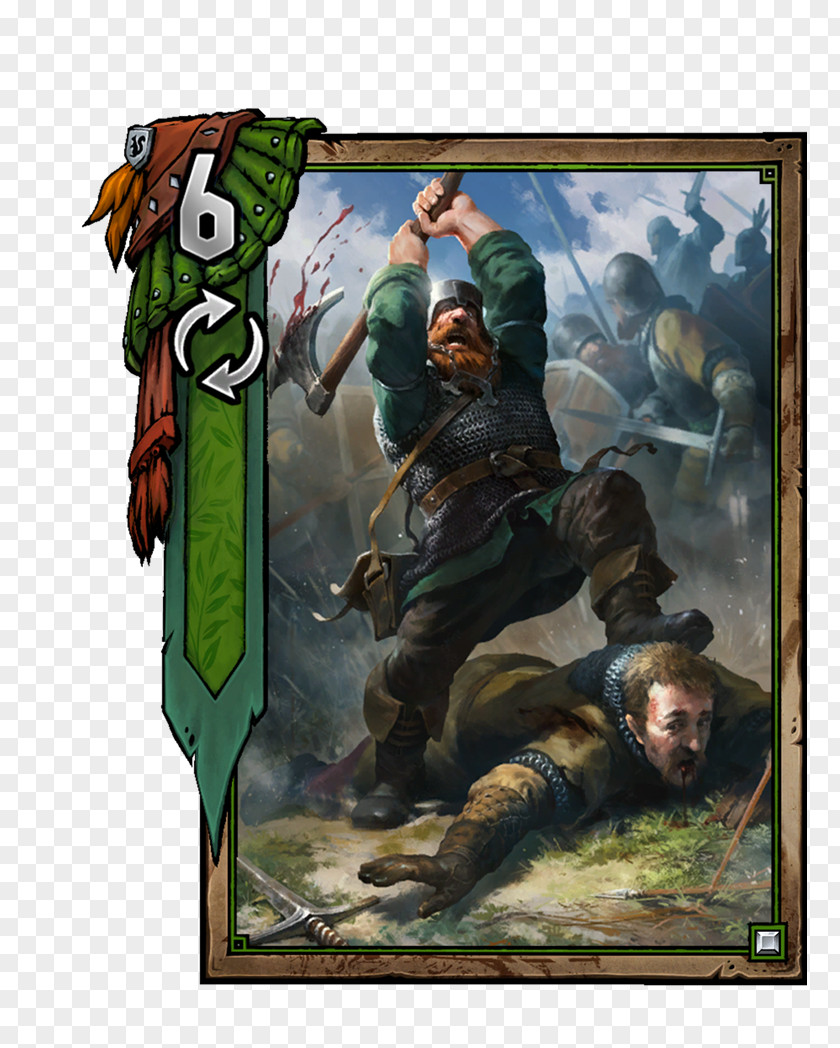 Dwarf Gwent: The Witcher Card Game Skirmisher Infantry Army PNG