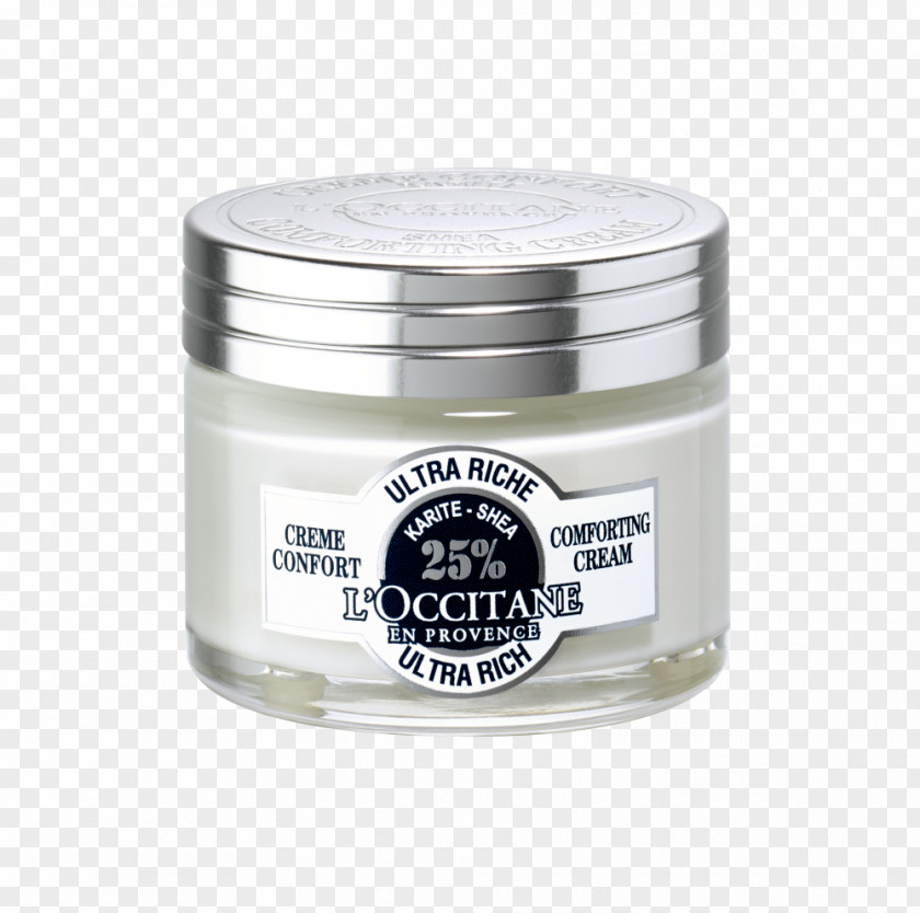 Lotion L'Occitane Shea Butter Ultra Rich Comforting Cream Body Moisturizer PNG