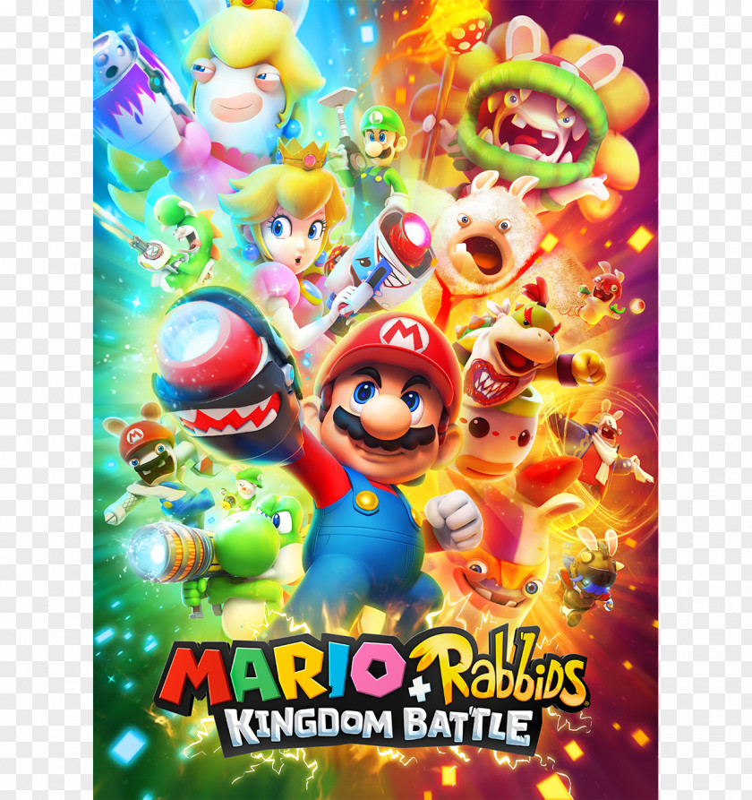 Nintendo Mario + Rabbids Kingdom Battle Super World 2: Yoshi's Island Party 9 Video Game PNG