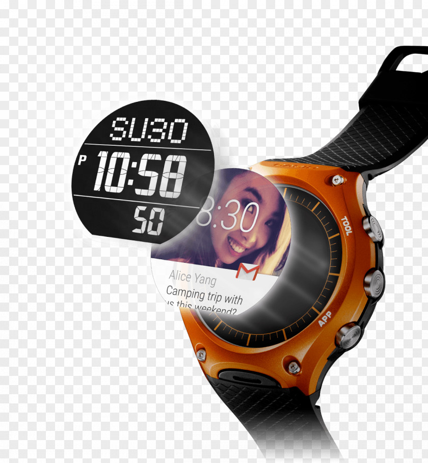 Watch Smartwatch Casio Smart Outdoor WSD-F10 Recreation PNG