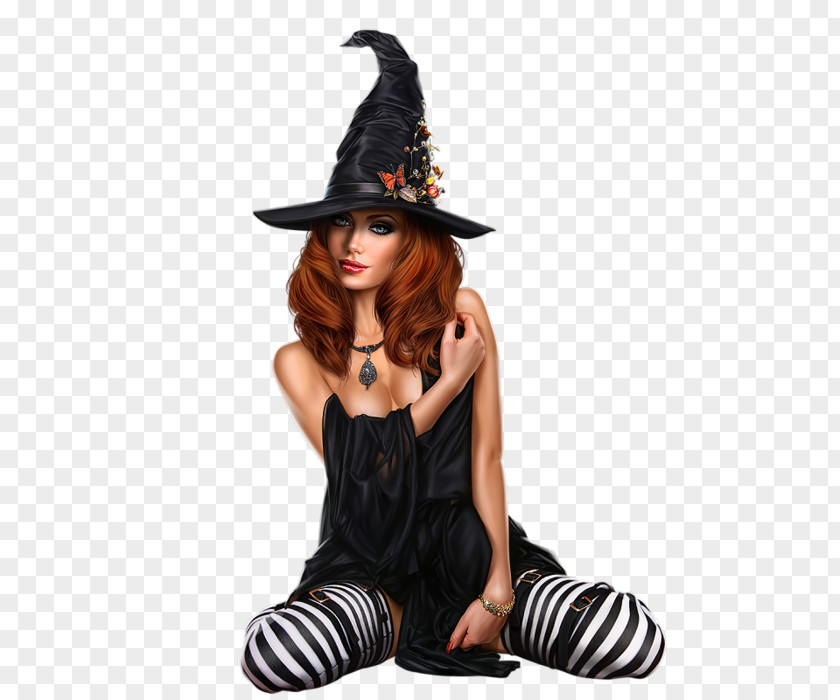 Witch Drawing Idea PNG