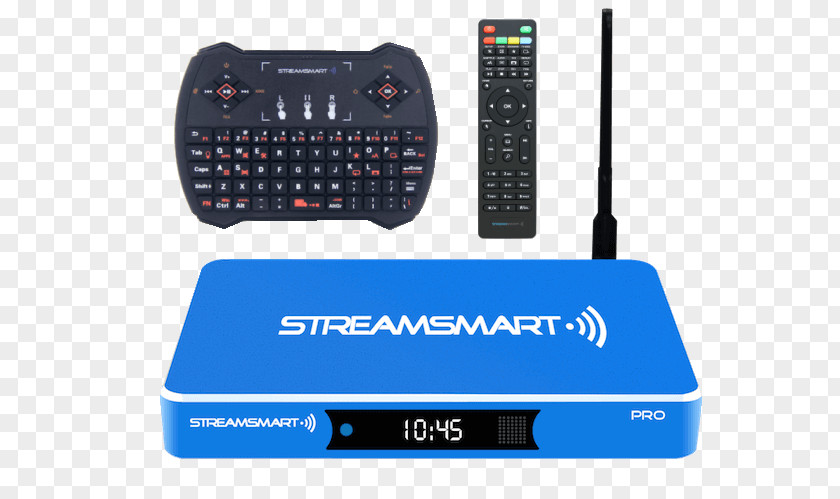 Explosion Pro Streaming Box Media Television Smart TV 4K Resolution PNG