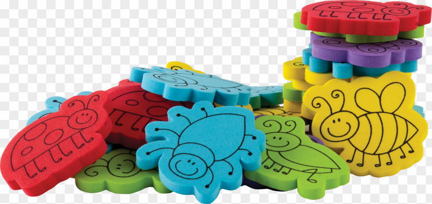Math Counters Toy Learning Resources Backyard Bugs Set Foam Child PNG