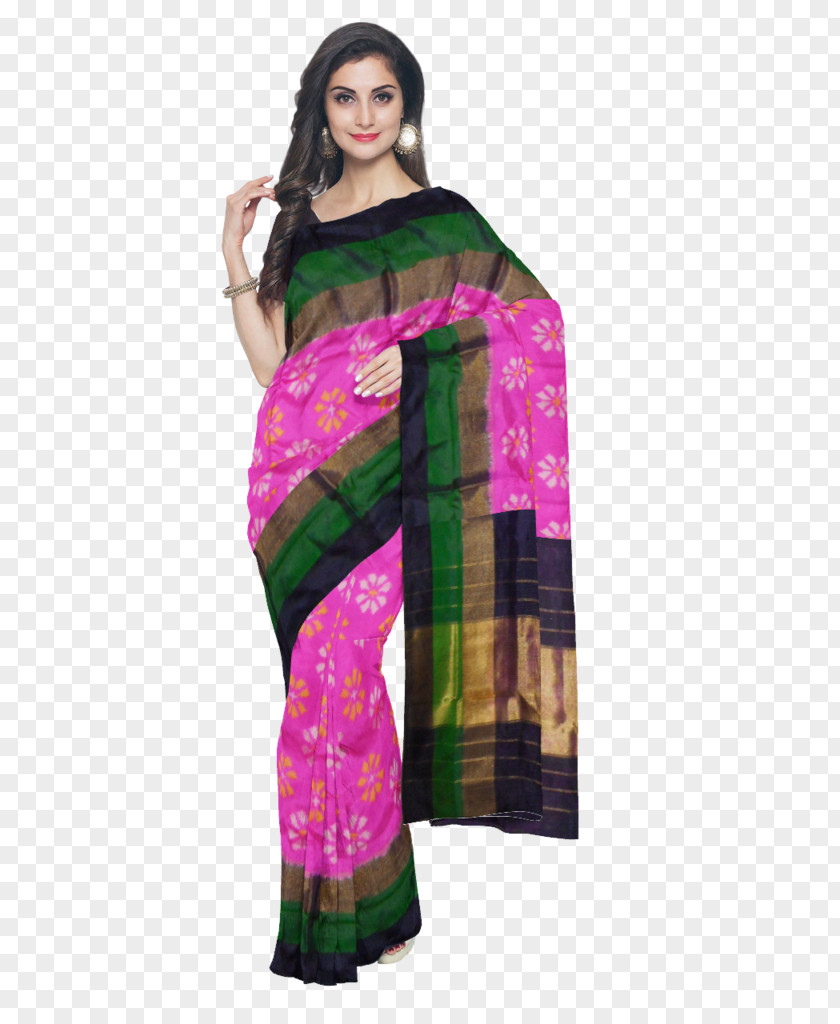 Saree Border Sari Gadwal Pochampally Ikat Silk PNG