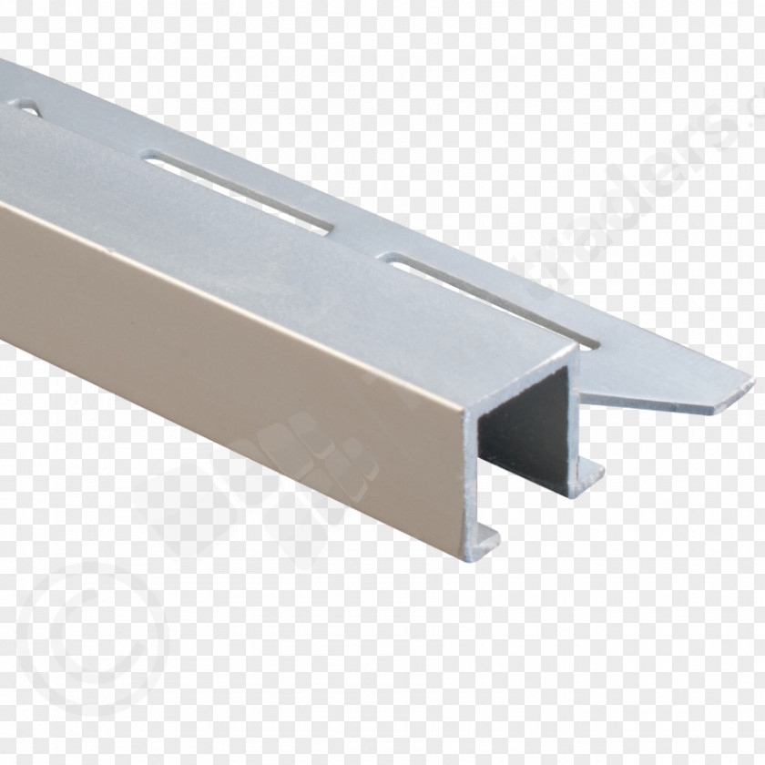 Silver Edge Aluminium Material Square Angle PNG