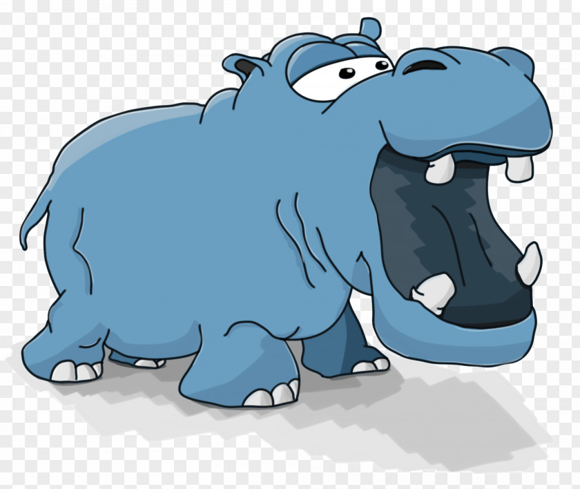 Hippo Hippopotamus Cartoon PNG