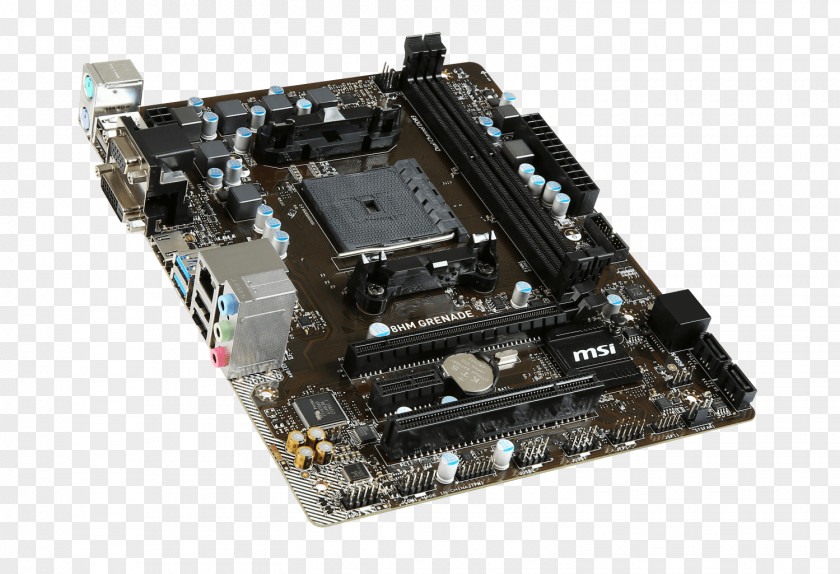 MSI A68HM-P33 V2 Socket FM2+ MicroATX Motherboard PNG