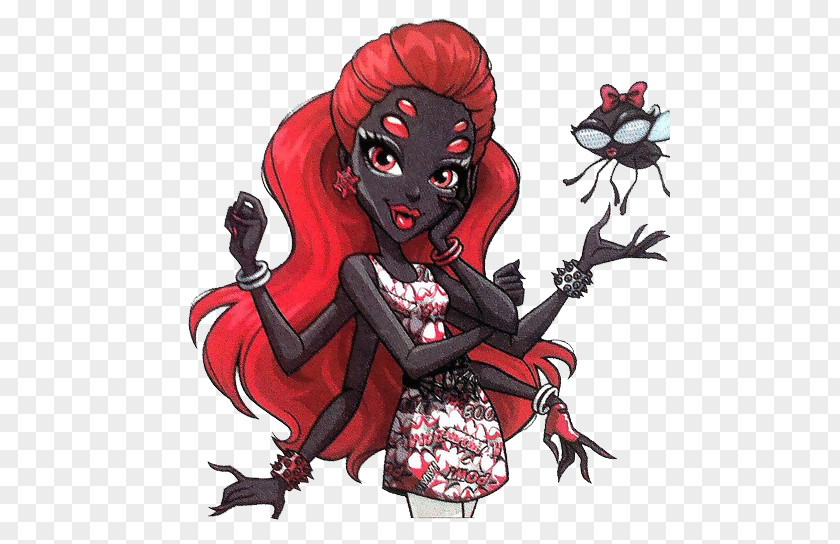 Doll Monster High Wydowna Spider Bratz PNG