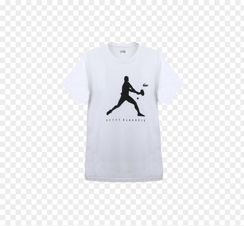 Novak Djokovic T-shirt Clothing Sleeve Lacoste Font PNG