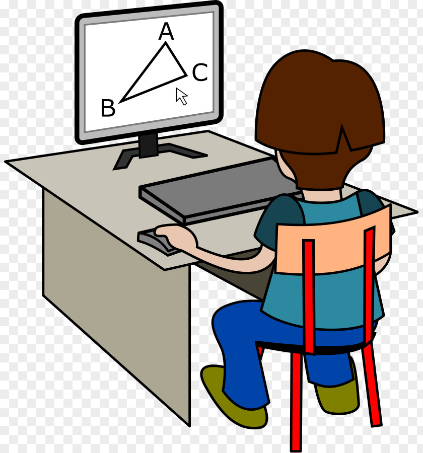On-Line Cliparts Computer Free Content Student Clip Art PNG