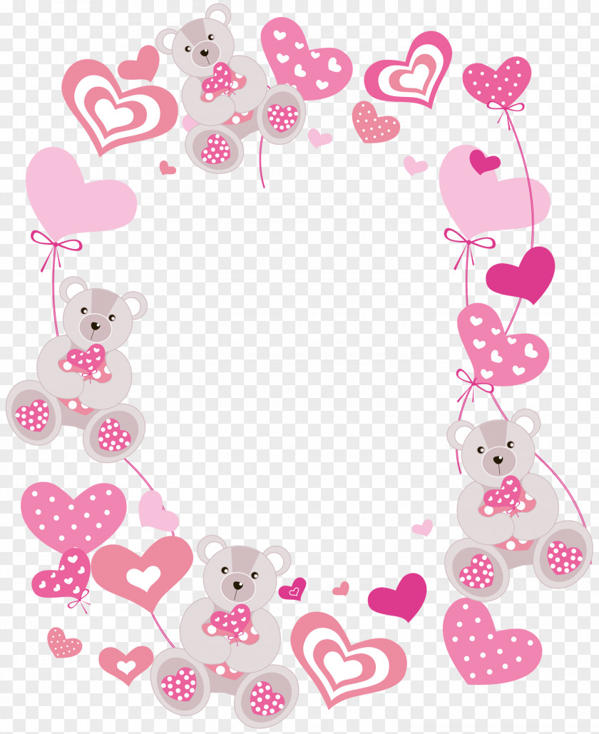 Teddy Bear Giant Panda Frames PNG bear panda Frames, newborn, pink and gray bear-themed illustration clipart PNG