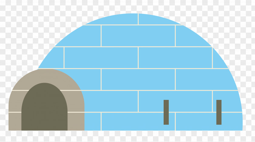 Vector Flat Blue Cartoon Cave Architecture Design Yaodong PNG