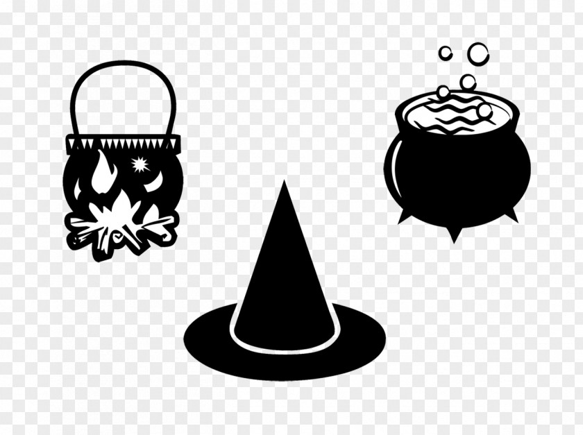 Witch Hat Magic Potion Material Witchcraft Cauldron PNG