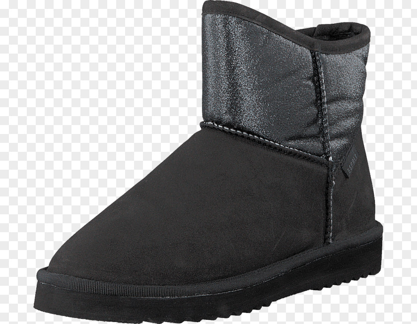 Black Glitter Snow Boot Slipper Derby Shoe PNG