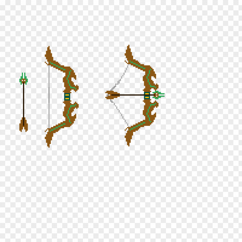 Bow Arrow Art Minecraft And Ancient History Pixel PNG