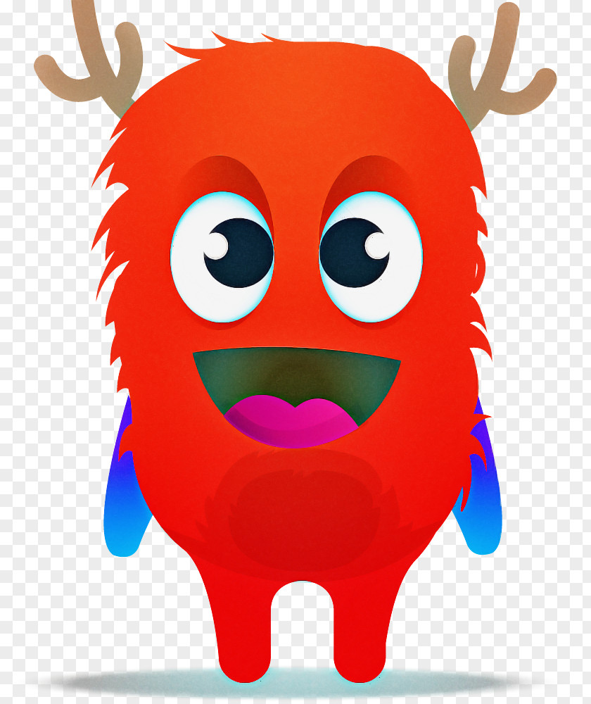 Cartoon Red Child Art Smile PNG