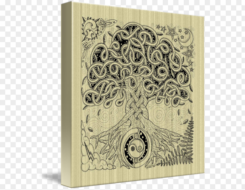 Celtic Tree Of Life Visual Arts Imagekind Poster Printing PNG