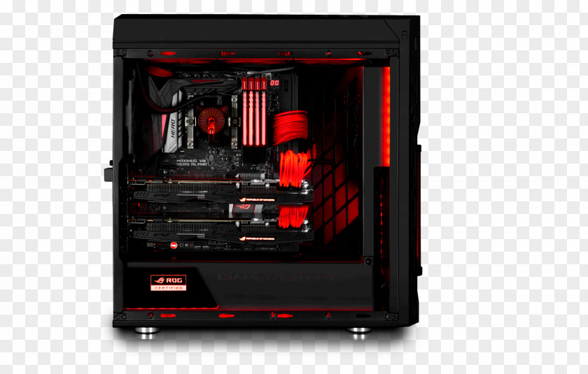 Computer Cases & Housings ASUS Genome ROG Certified Edition DEEPCOOL GENOME MID Tower Case W/ 360MM Liquid Cooling Republic Of Gamers Motherboard PNG