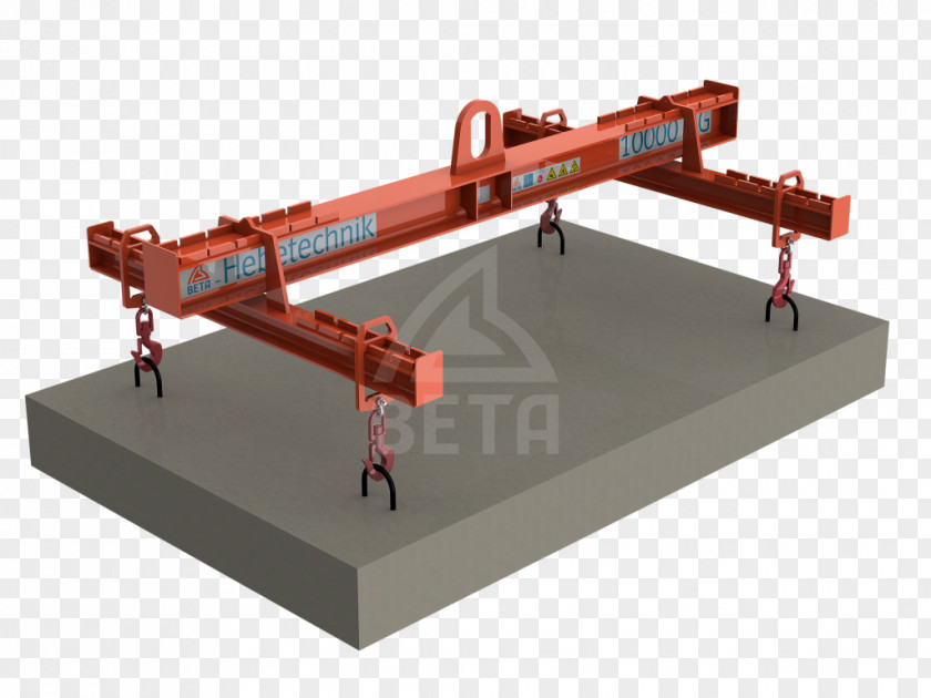 Crane Machine Spreader I-beam PNG